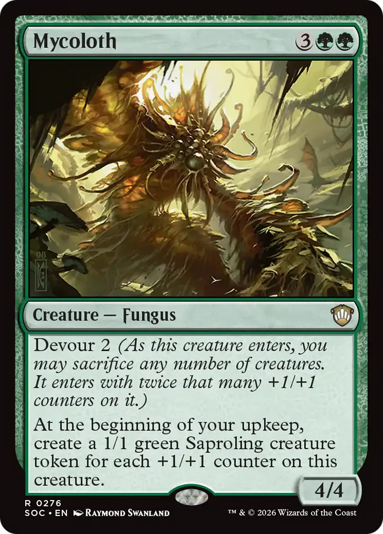MTG Mycoloth [Secrets of Strixhaven Commander] Near Mint Magic