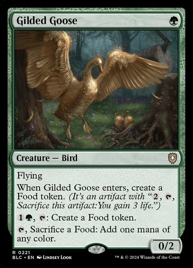 Gilded Goose 0221 Non Foil Rare Bloomburrow Commander MTG NM