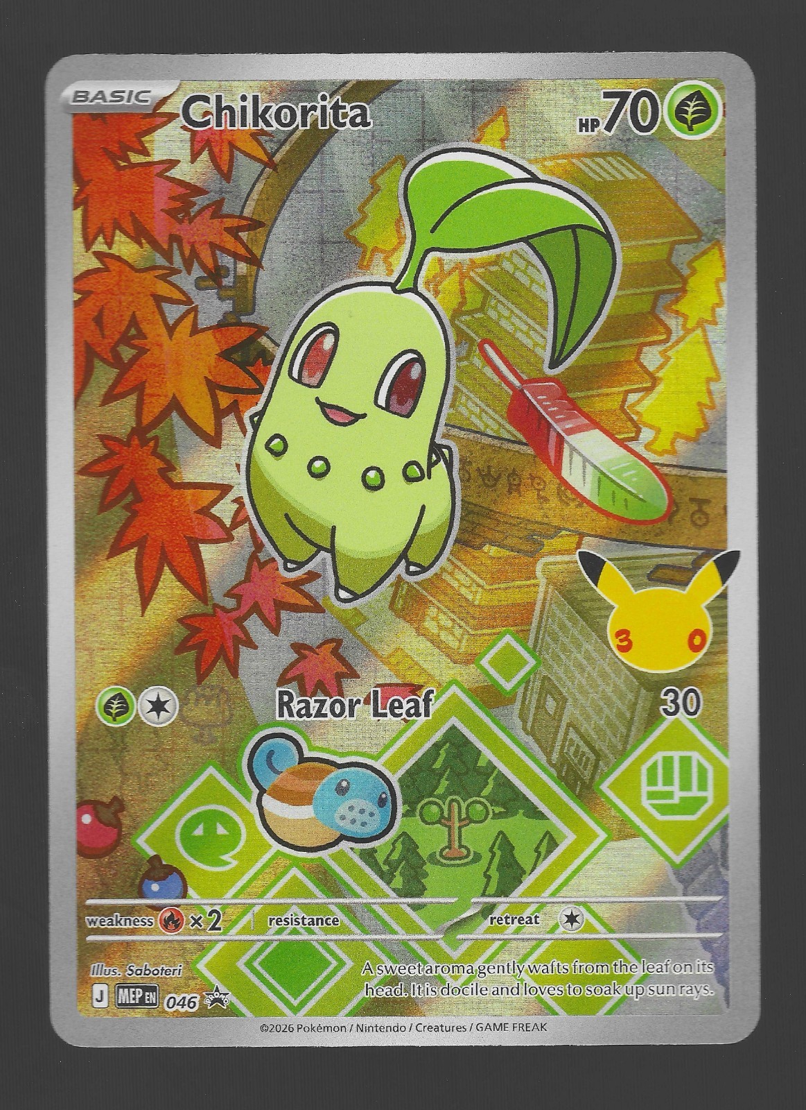 Chikorita 046 Me: Mega Evolution Promo Holo