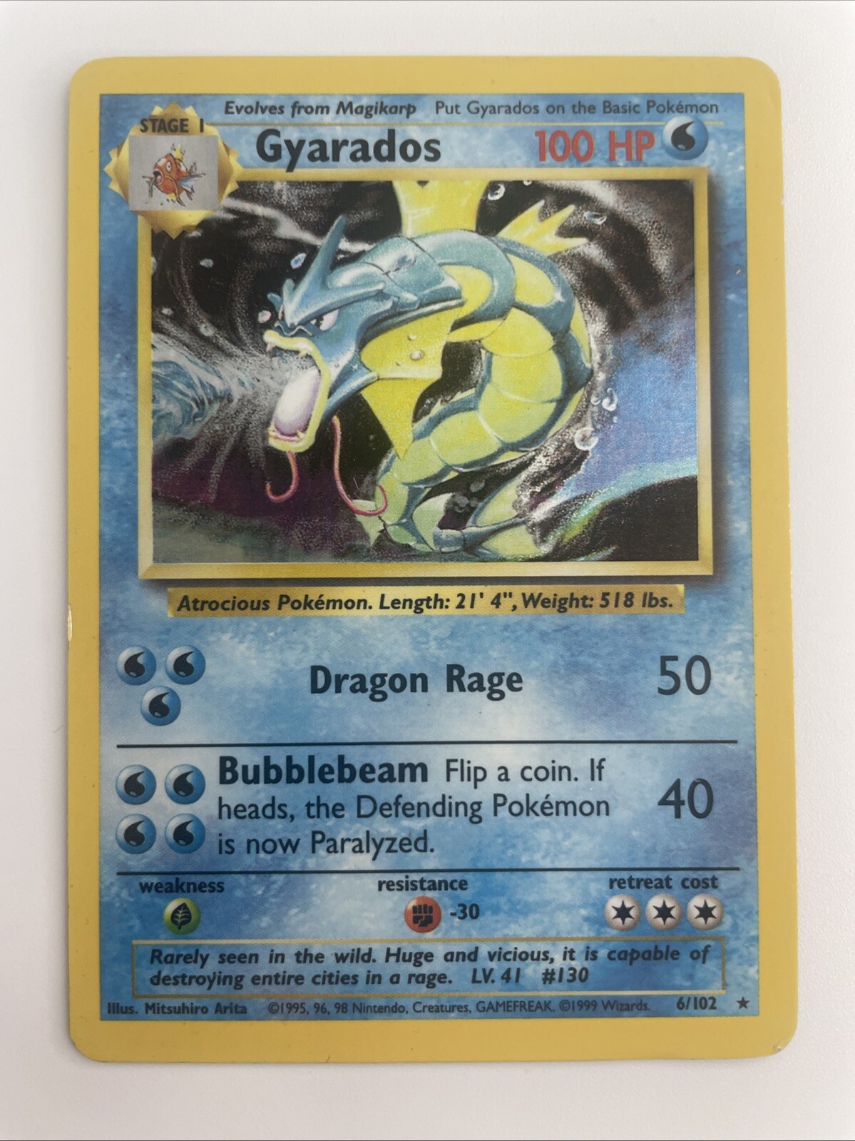 Gyarados 006/102 Base Set Holo