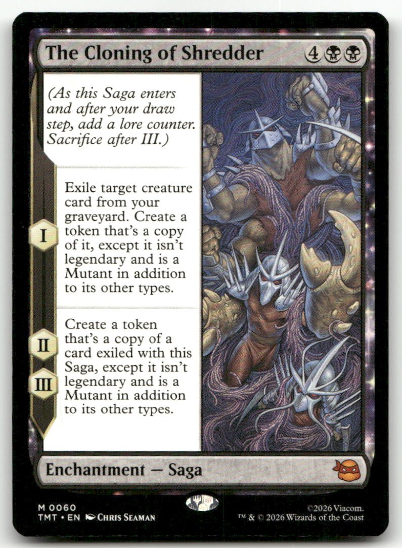 The Cloning of Shredder #60 (NM) Teenage Mutant Ninja Turtles TMT Magic MTG