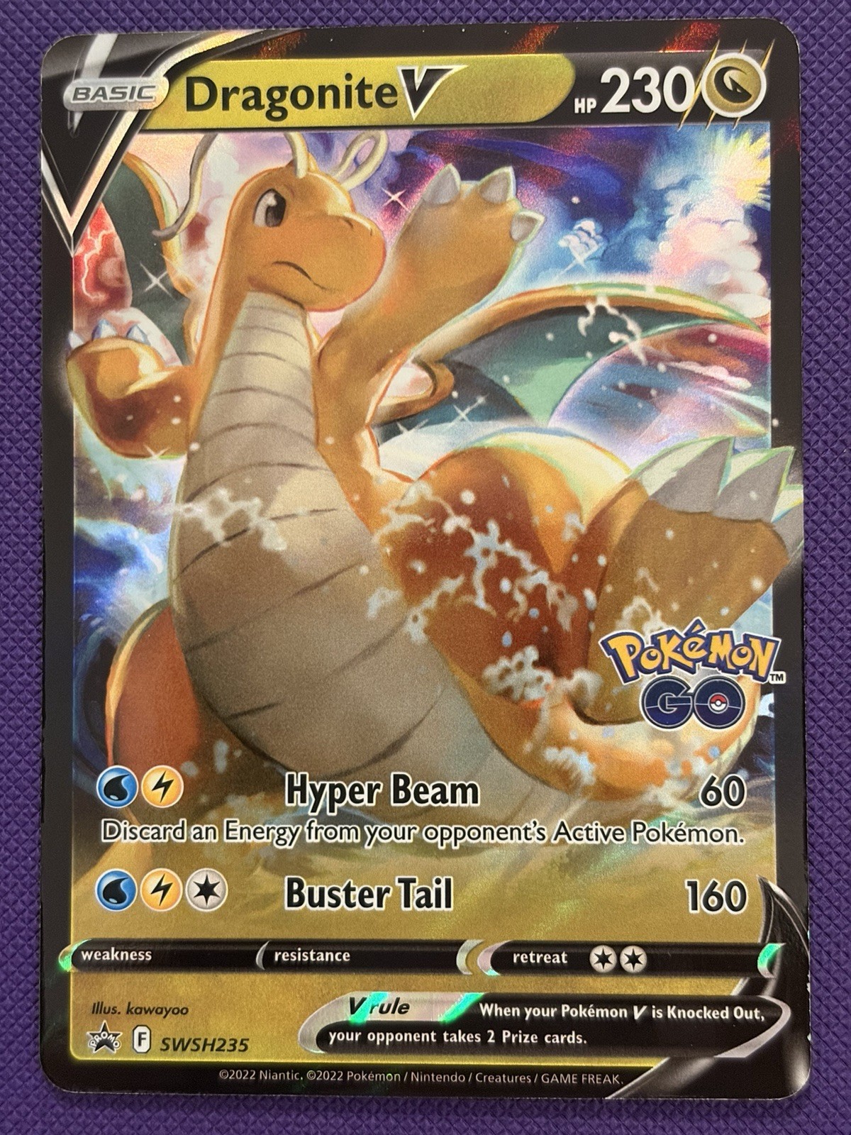 Dragonite V SWSH235 Sword & Shield Promo Pokemon English Card NM