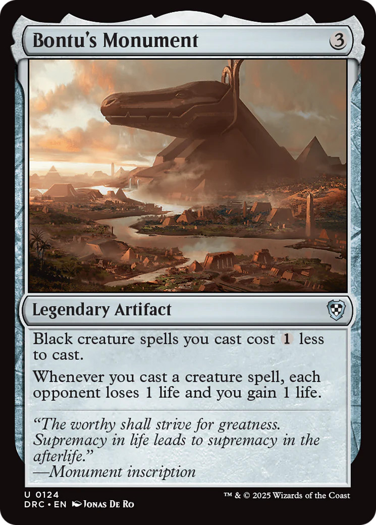 Bontu’s Monument [Aetherdrift Commander] Near Mint