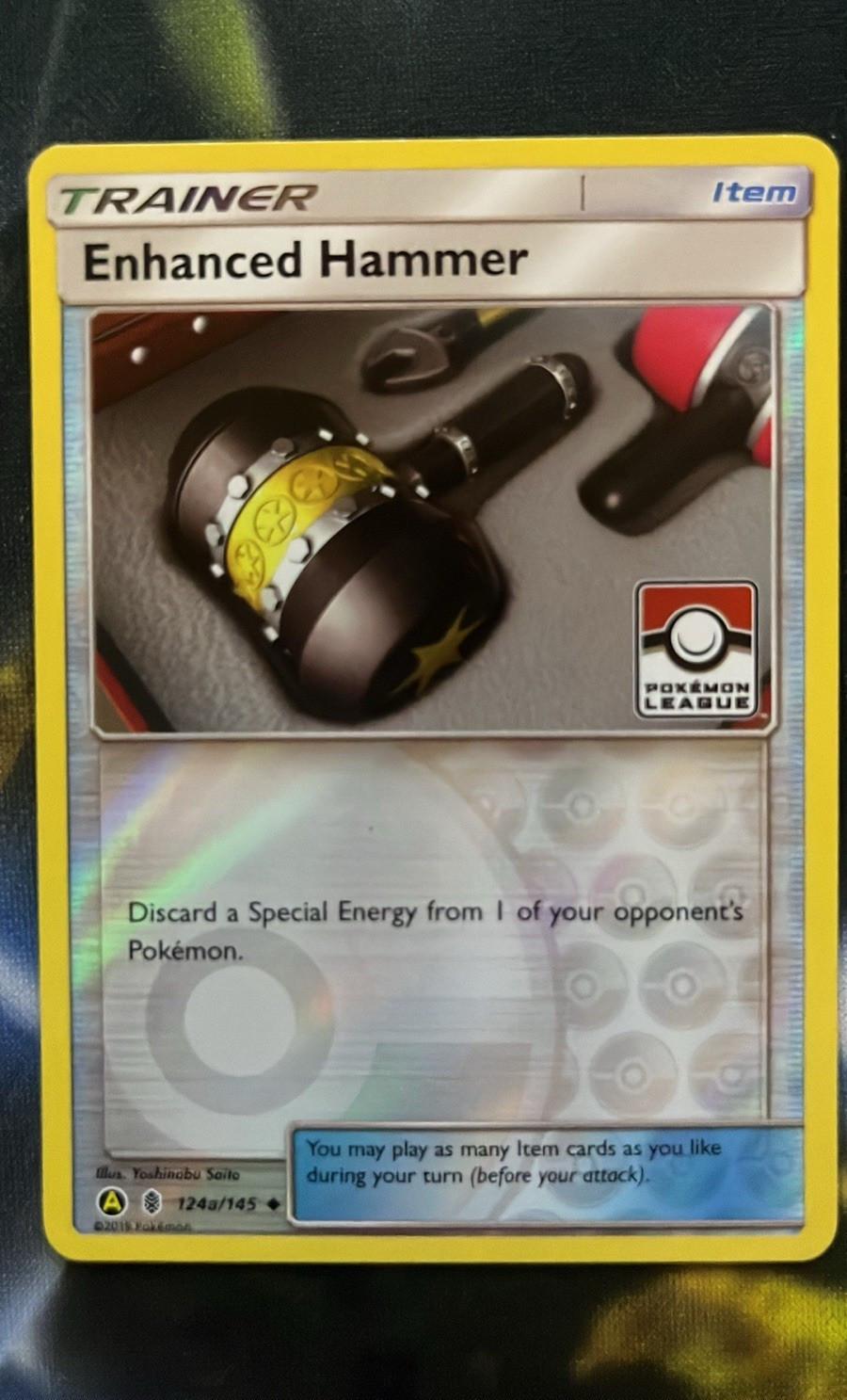 Pokemon TCG Enhanced Hammer 124A/145 League Promo Rev Holo Eng