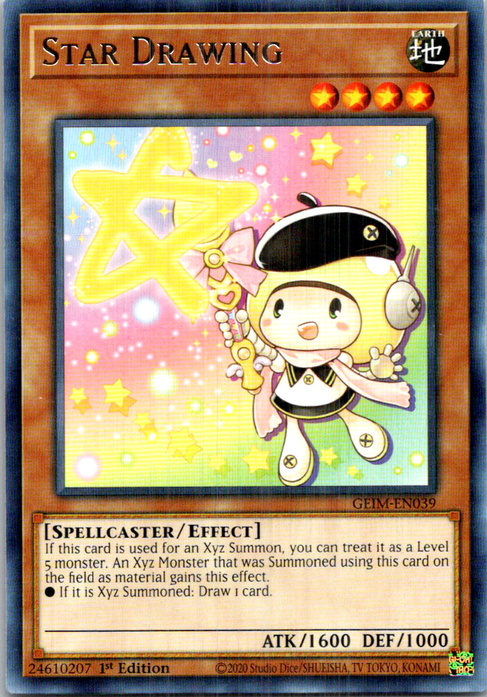 Star Drawing GEIM-EN039 Yu-Gi-Oh! TCG 1st Edition LP