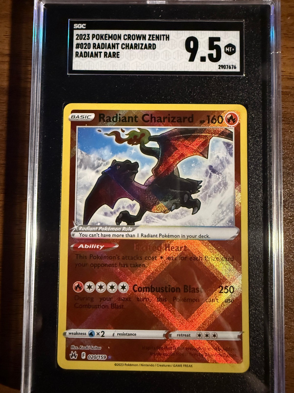 Radiant Charizard 020/159 SWSH: Crown Zenith Holo