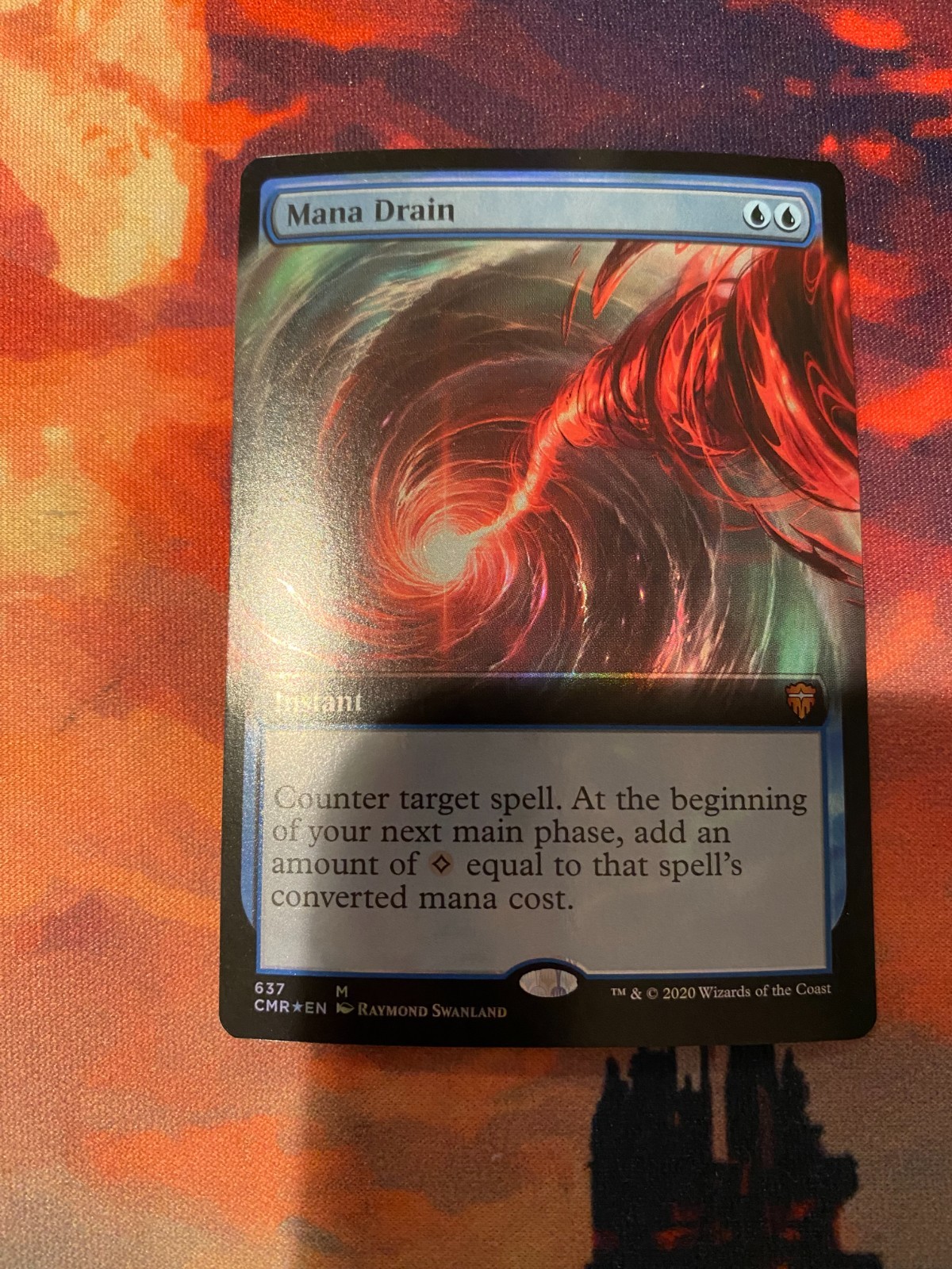 MTG Commander Legends Mana Drain Extended Art Foil