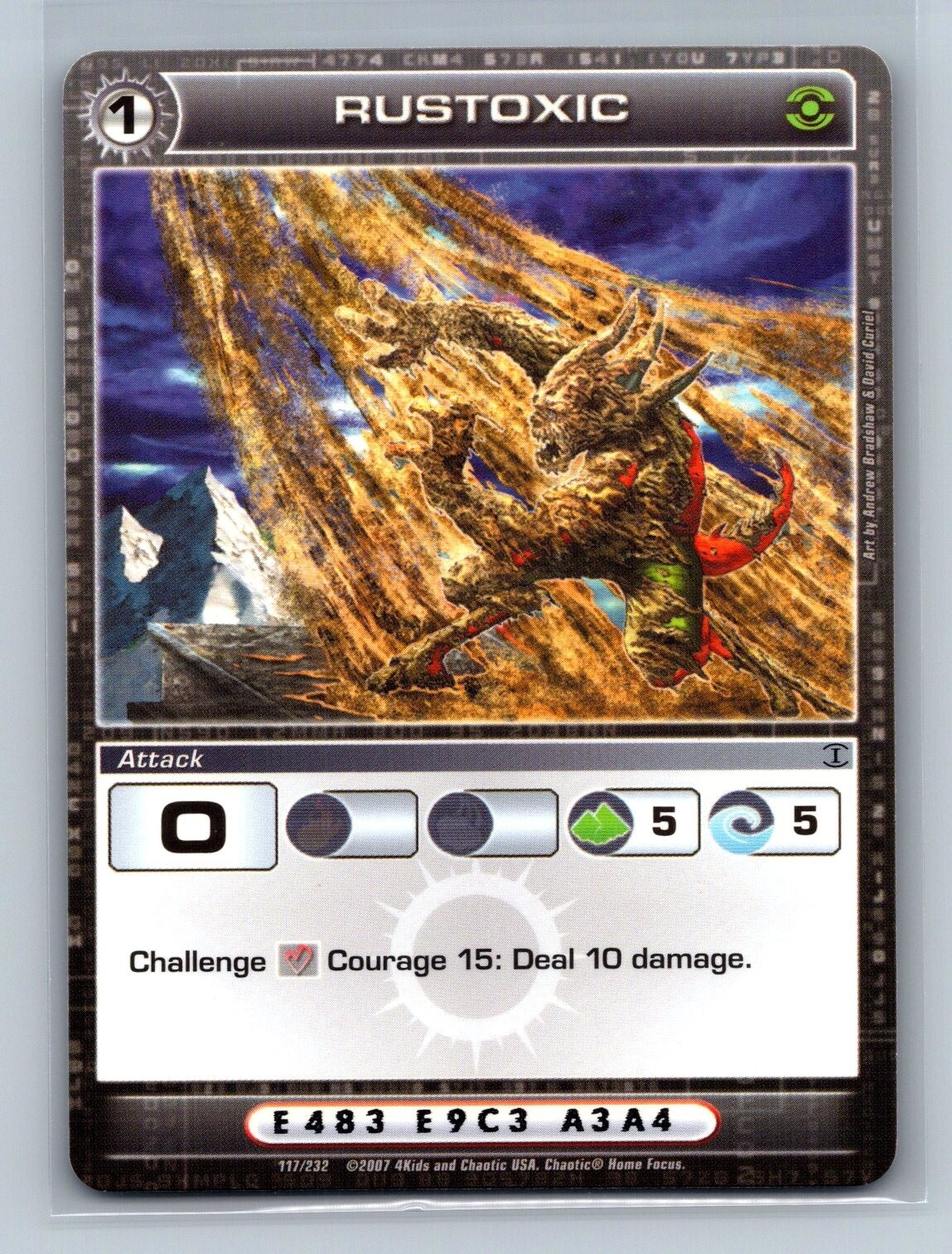 Chaotic TCG – Rustoxic 117/232 – Dawn of Perim