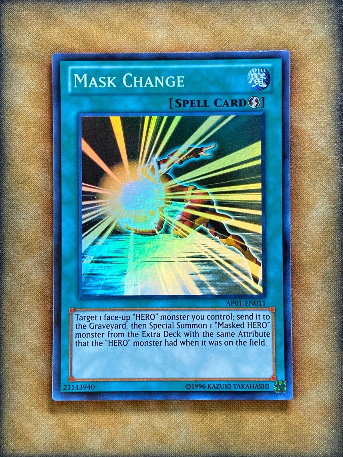 Yugioh Mask Change AP01-EN011 Super Rare NM