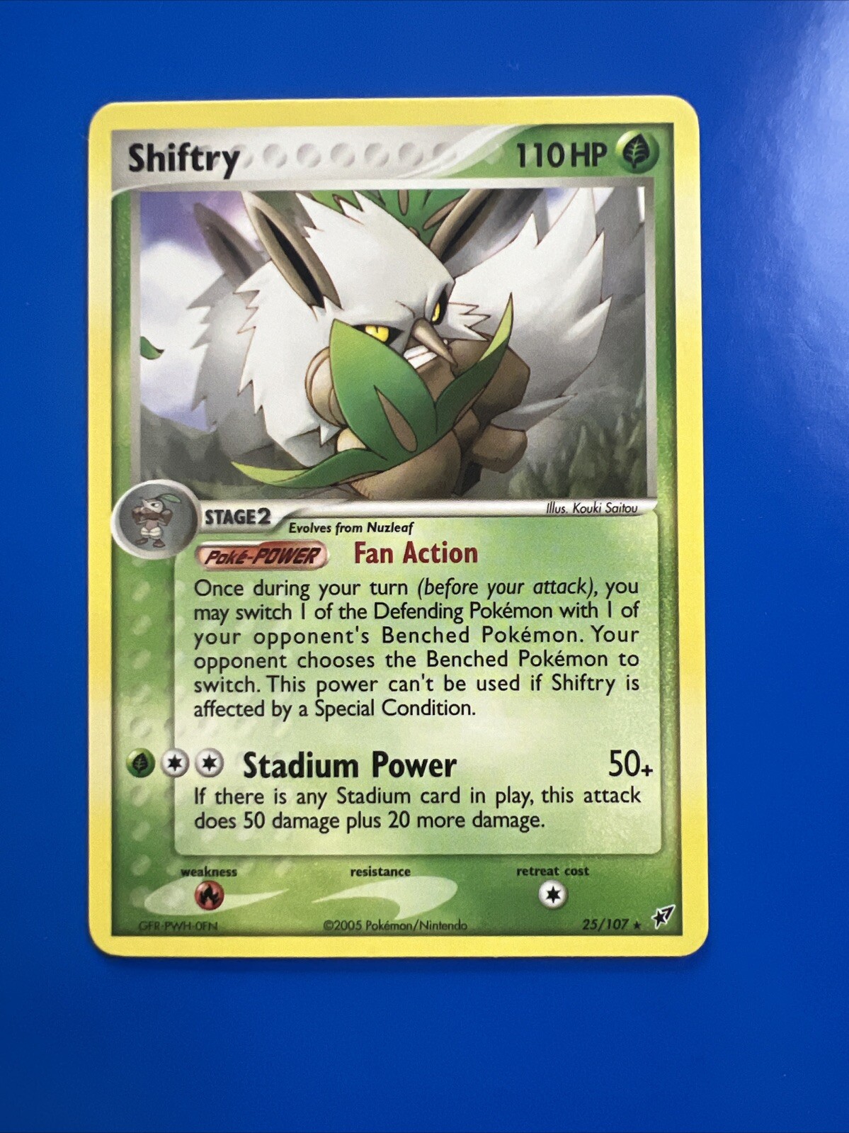 Pokémon TCG Shiftry EX Deoxys 25/107 Regular Rare