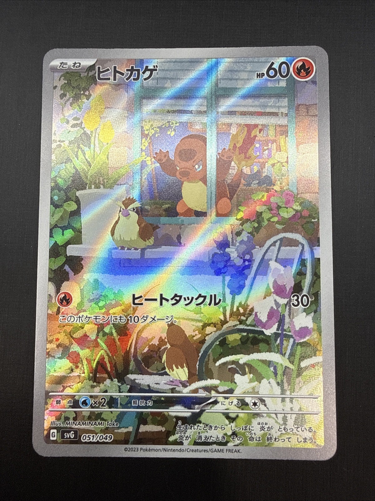 2023 Pokemon Japanese Special Deck Charmander Full Art AR #051/049