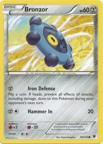 Bronzor – 60/124 – Common – Near Mint