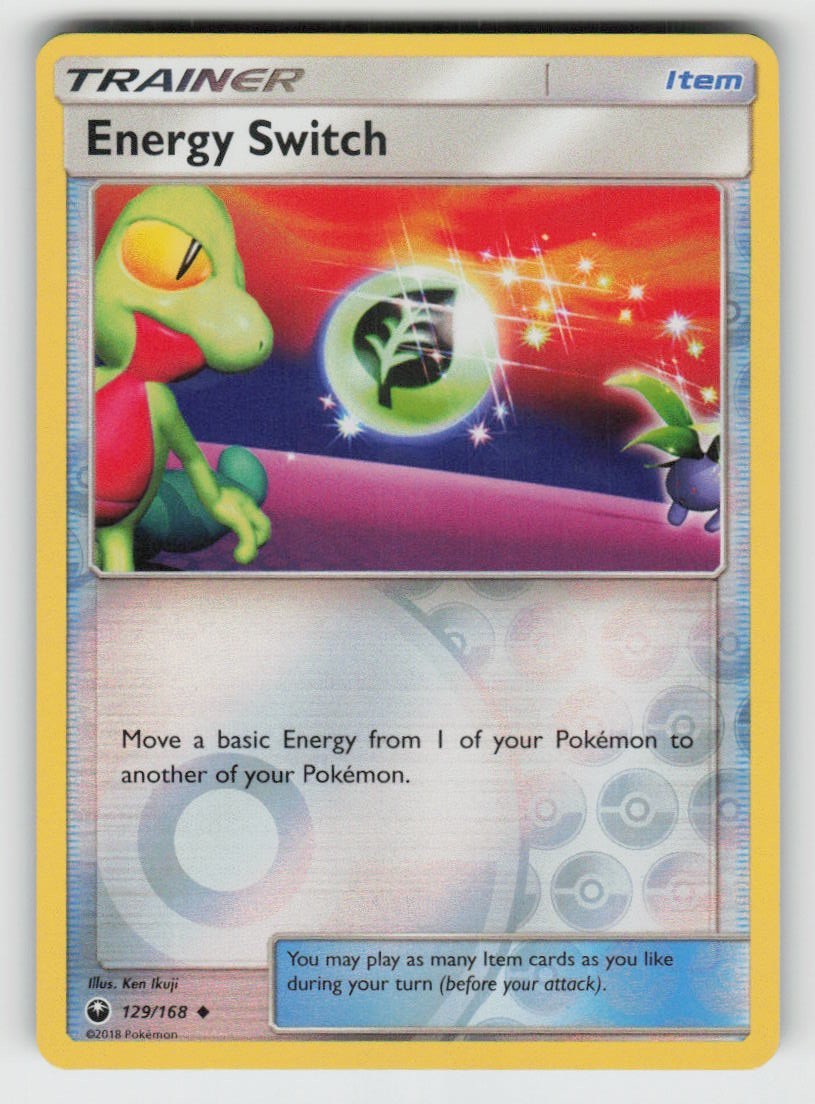 Reverse Holo Energy Switch 129/168 Uncommon Celestial Storm Near Mint