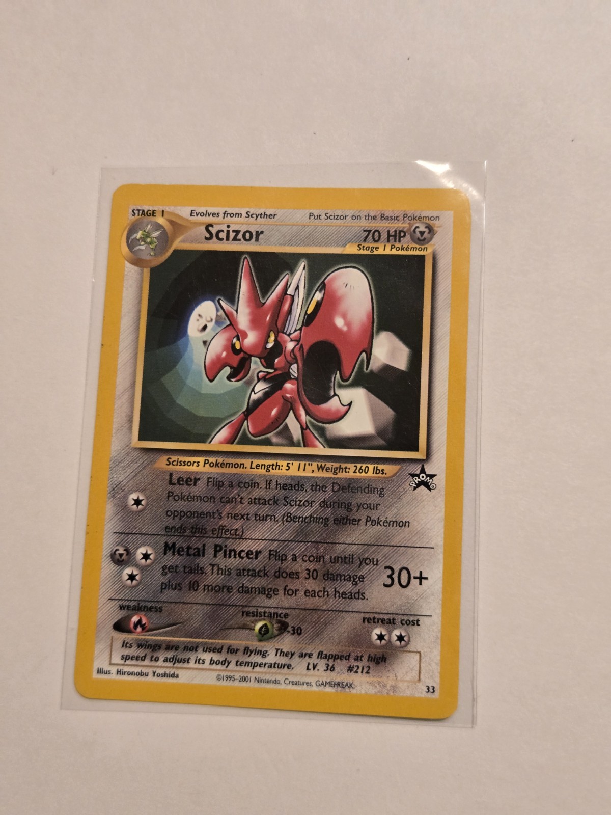 Scizor – 33 – Black Star Promo – Pokemon Card – LP