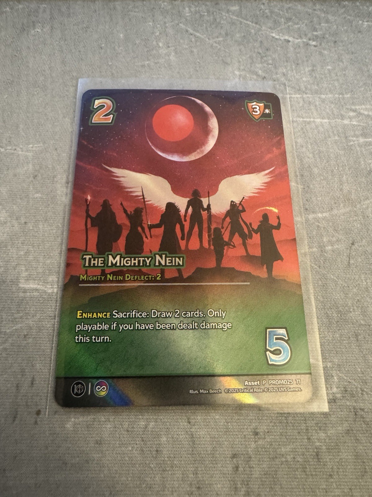 Critical Role: “The Mighty Nein” Convention Exclusive Full Art Promo Card