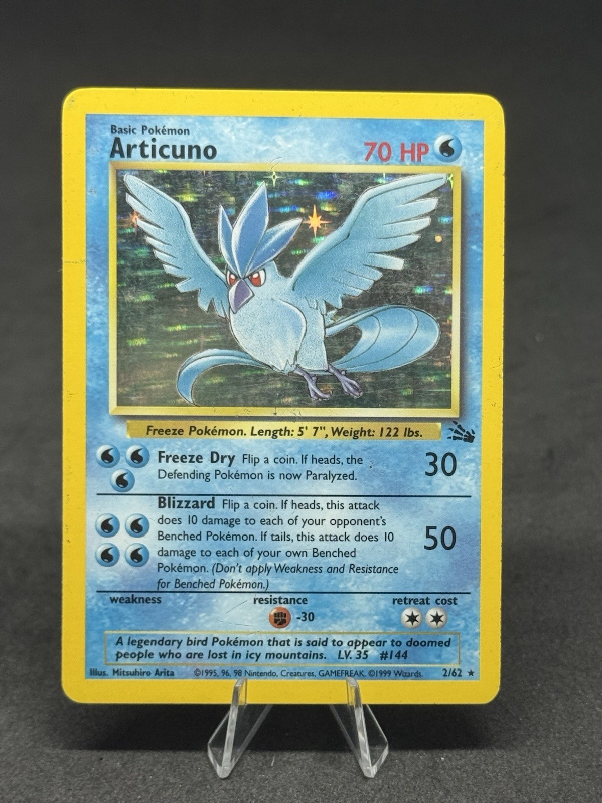 Articuno 2/62 Fossil Holo