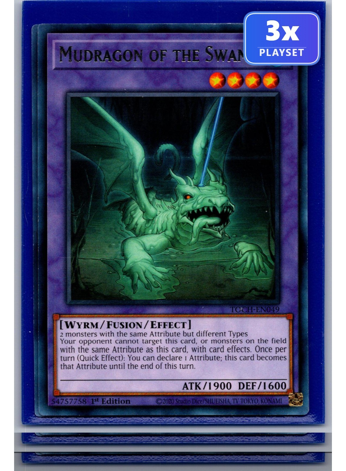 Mudragon of the Swamp TOCH-EN049 R 1st Edition NM 3x