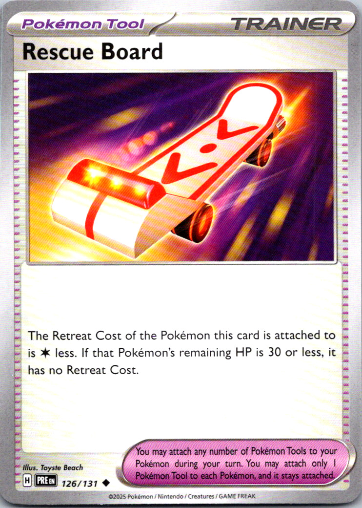 Rescue Board #126/131 SV: Prismatic Evolutions Toyste Beach NM