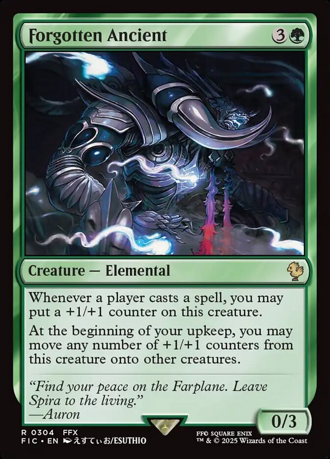 MTG Magic the Gathering Forgotten Ancient (304/843) Final Fantasy Commander LP