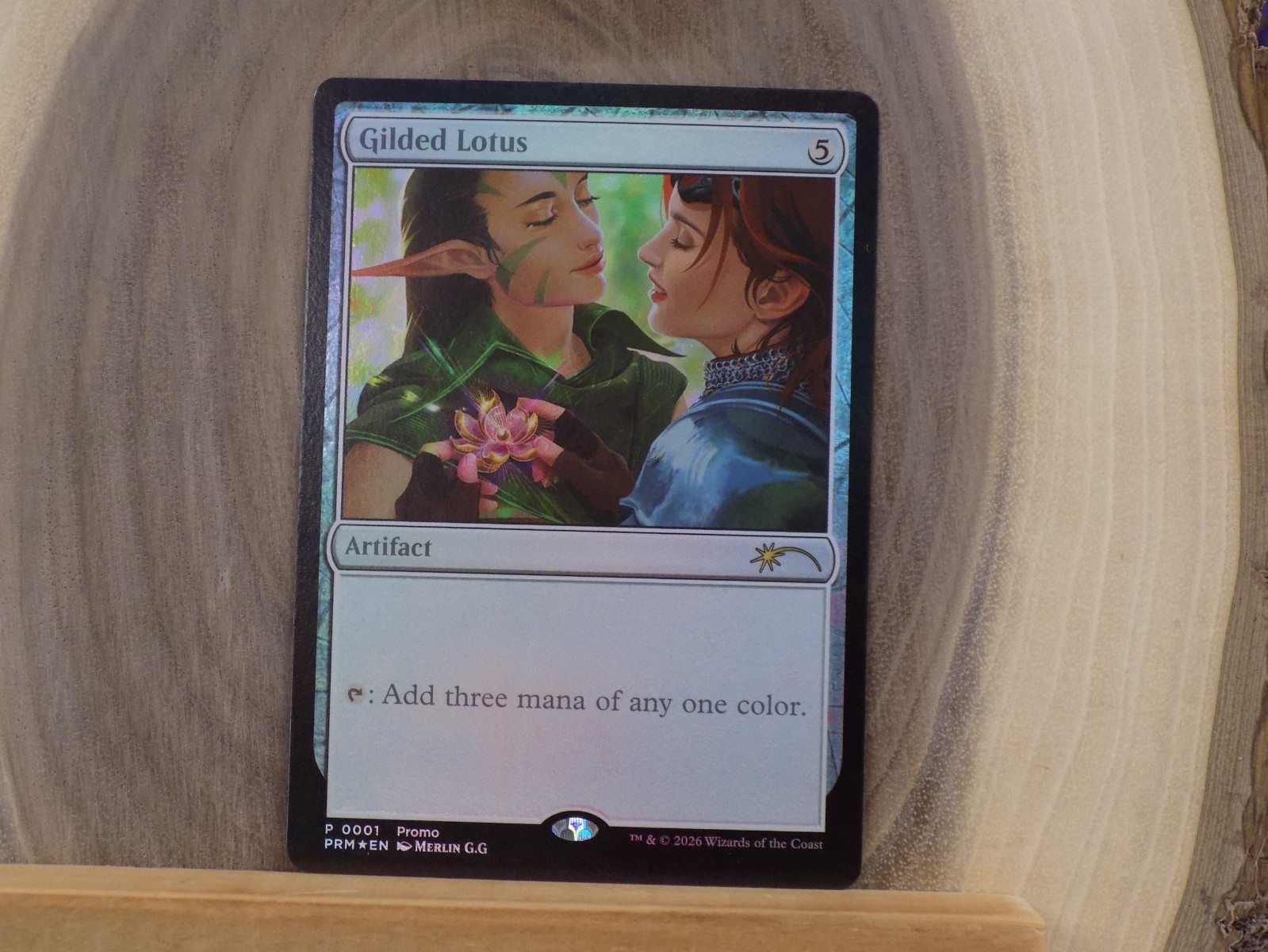 MTG Gilded Lotus Foil Pride Month Promo