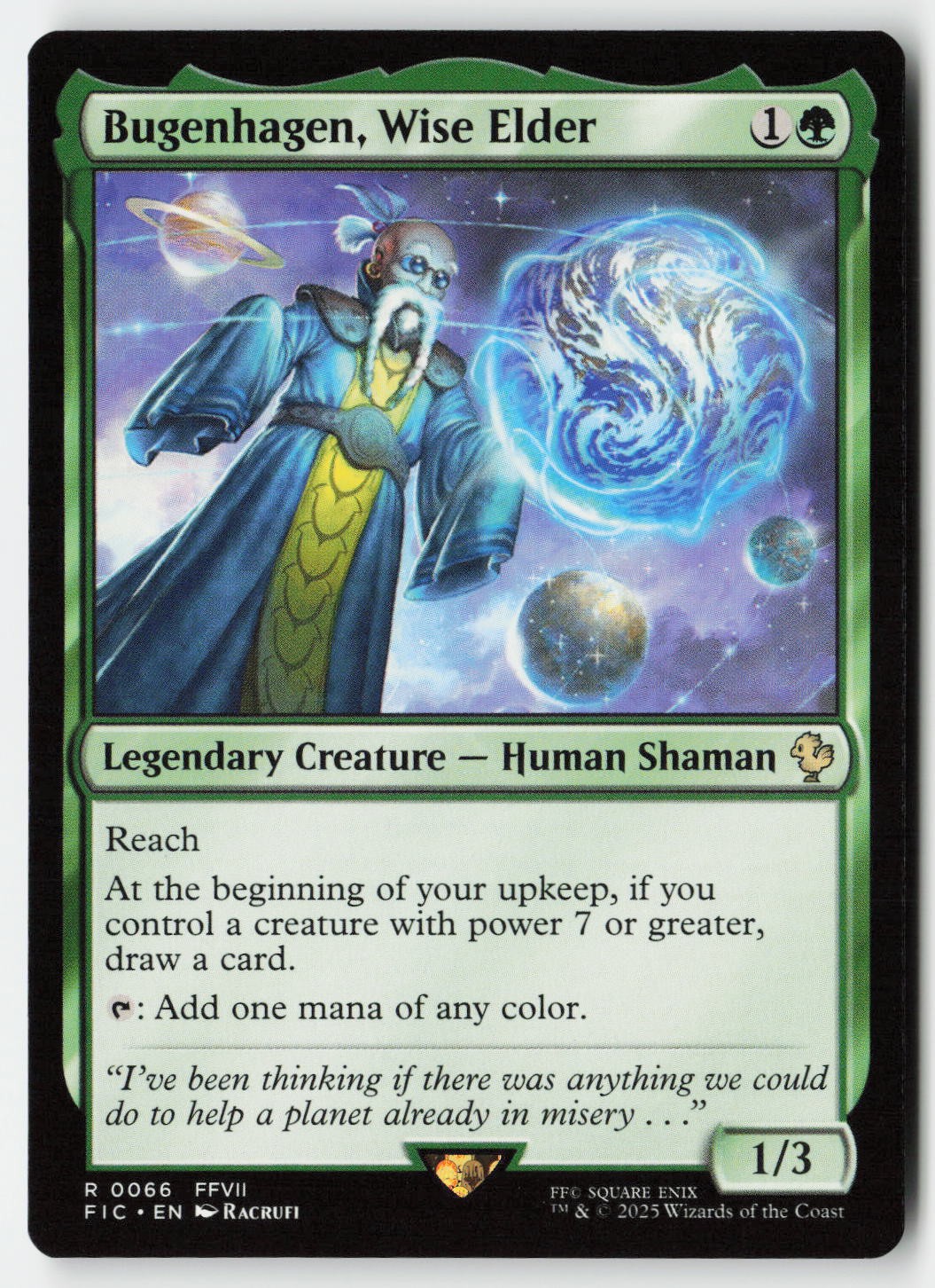 Bugenhagen, Wise Elder #66 (NM) Final Fantasy FIC Magic MTG