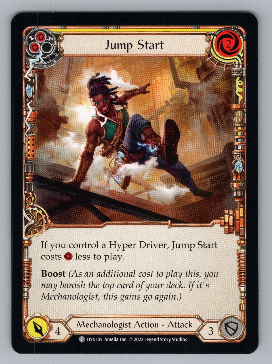 JUMP START (YELLOW) DYN105 C FLESH AND BLOOD NM WISNU TAN#!