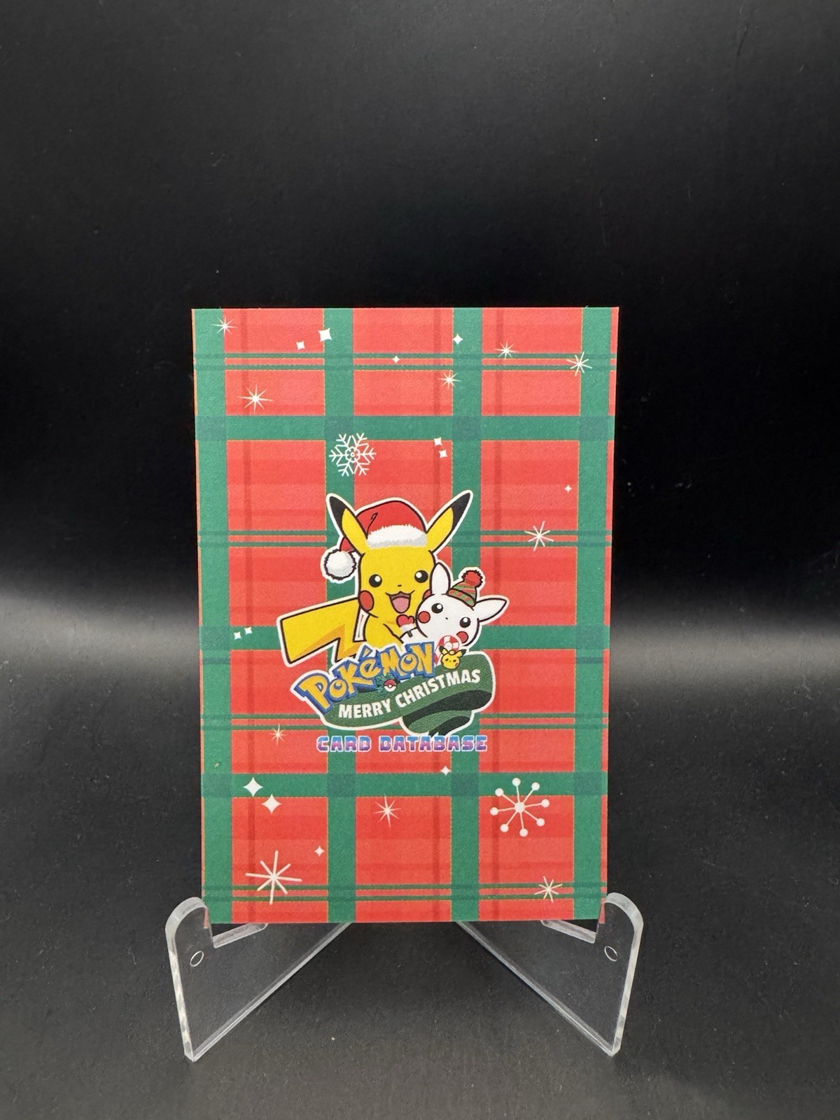 Pokémon Gengar “Tree & Presents” Database Set Christmas Cracked Ice Holo Peru