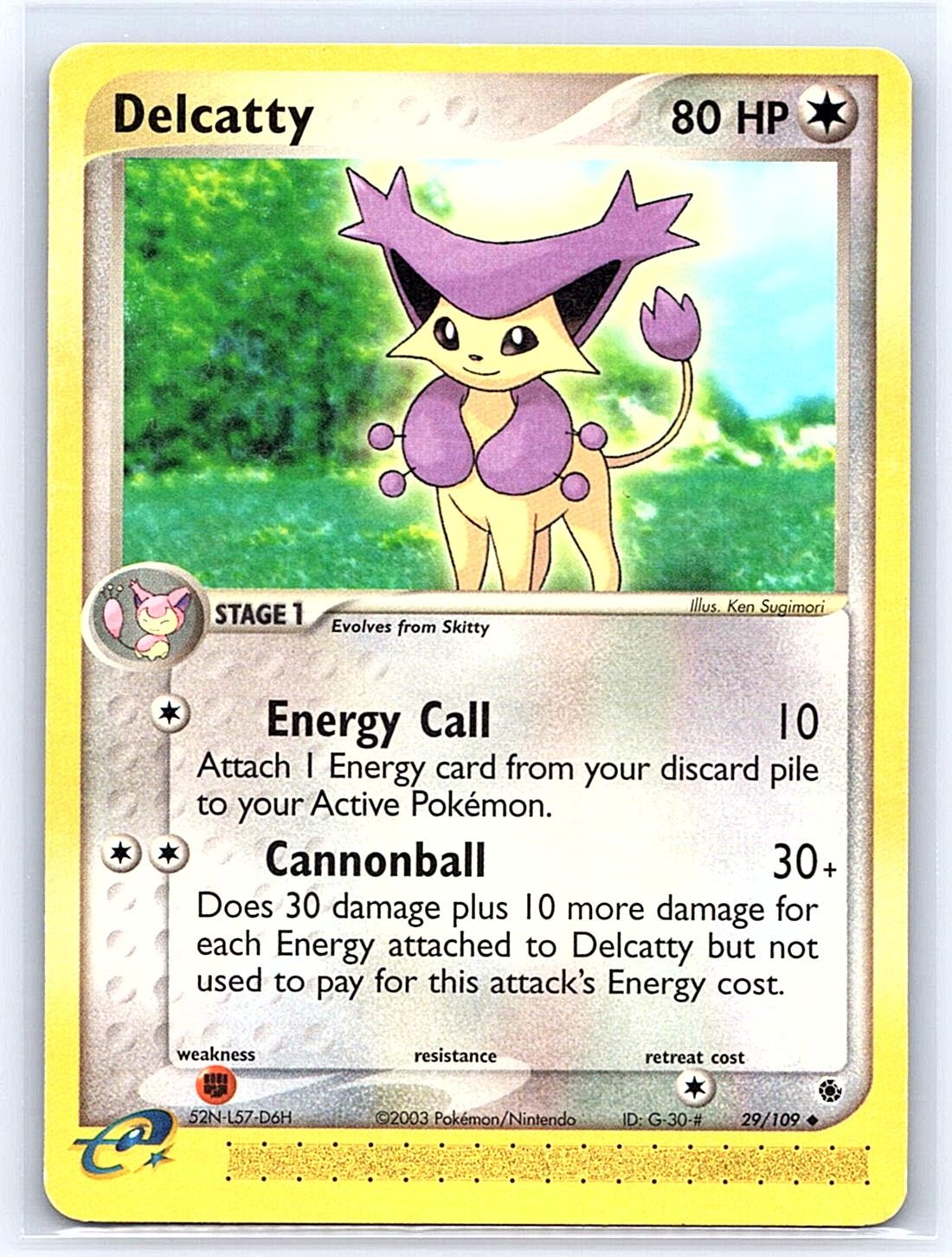 Delcatty Ruby and Sapphire 29/109 Non-Holo