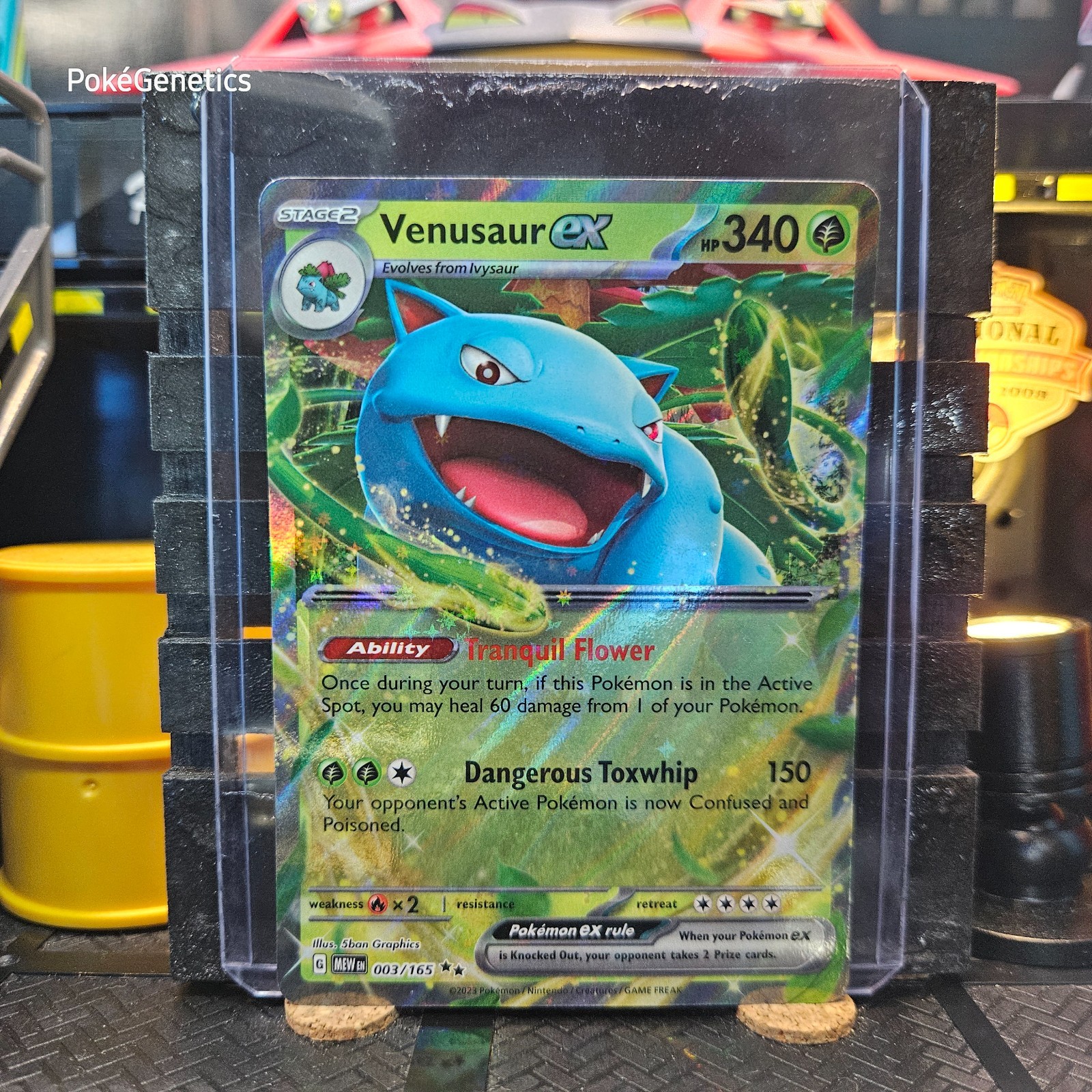 Venusaur ex 151 Double Rare Pokémon TCG 003/165 Scarlet & Violet