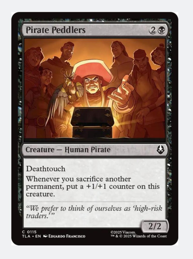Pirate Peddlers | MTG The Last Airbender Human Pirate Deathtouch Sacrifice Grow