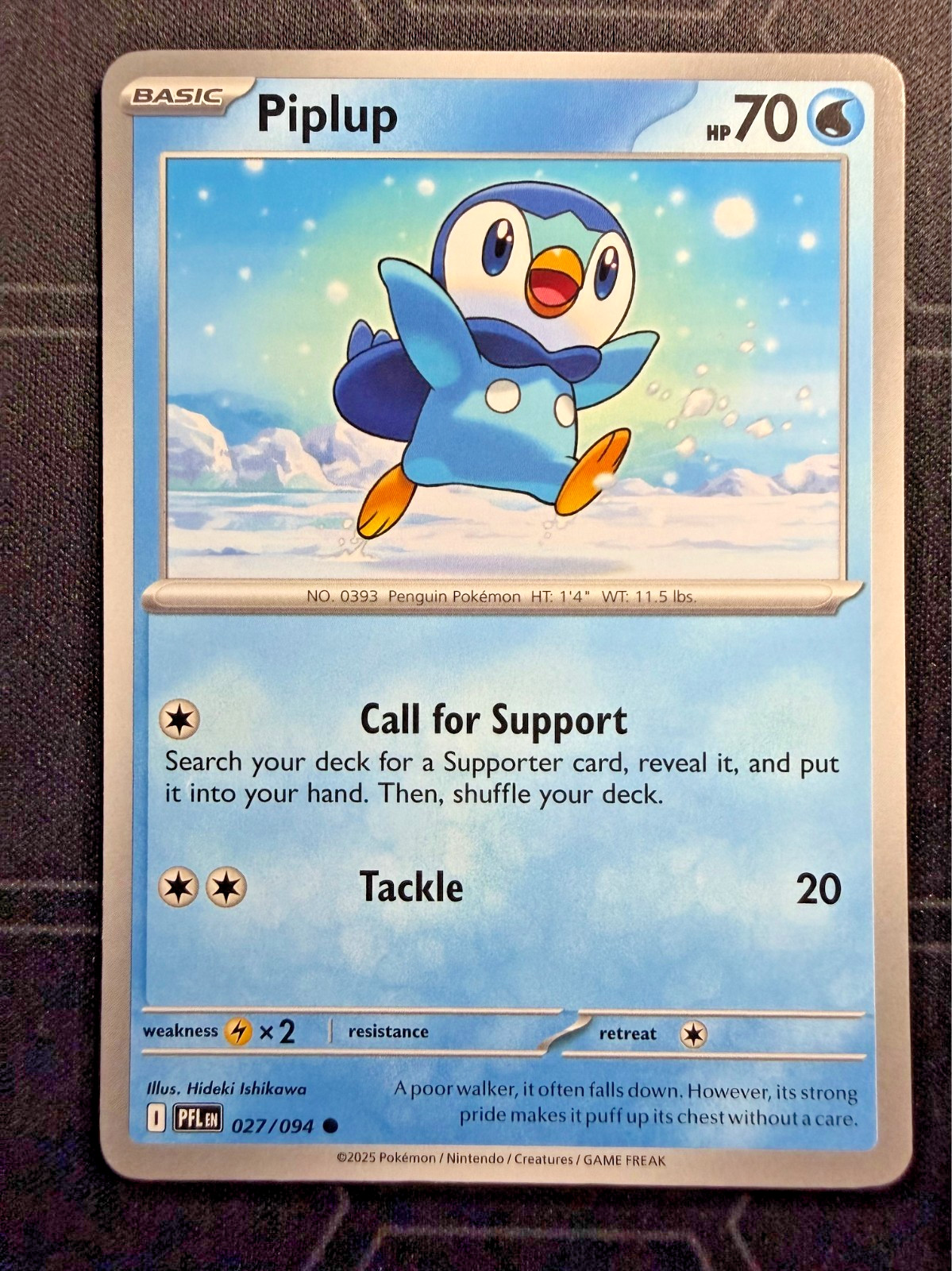 Piplup 027/094 Me02: Phantasmal Flames Regular