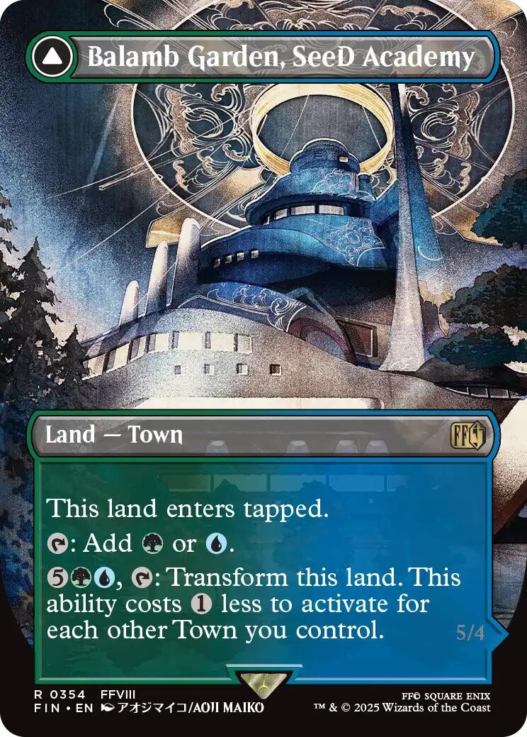 Balamb Garden, SeeD Academy (Borderless) FINAL FANTASY NM354