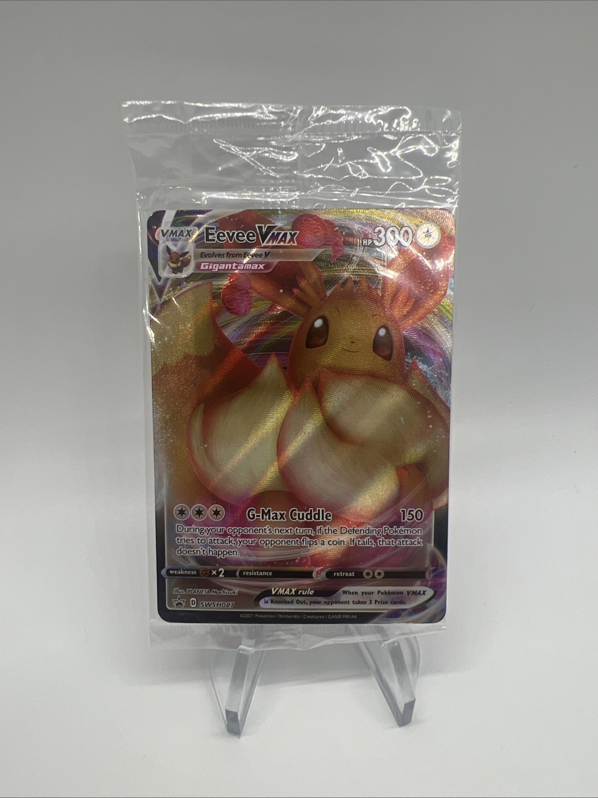Pokémon: Eevee VMAX SWSH087- Black Star Promo -Full Art Holo- Sealed