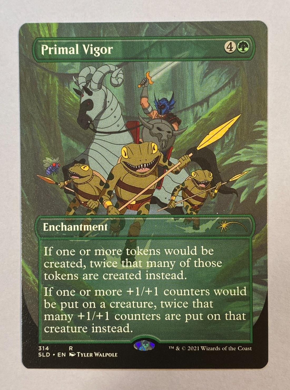MTG – Secret Lair – Saturday Morning D&D – Primal Vigor (#314) – NM