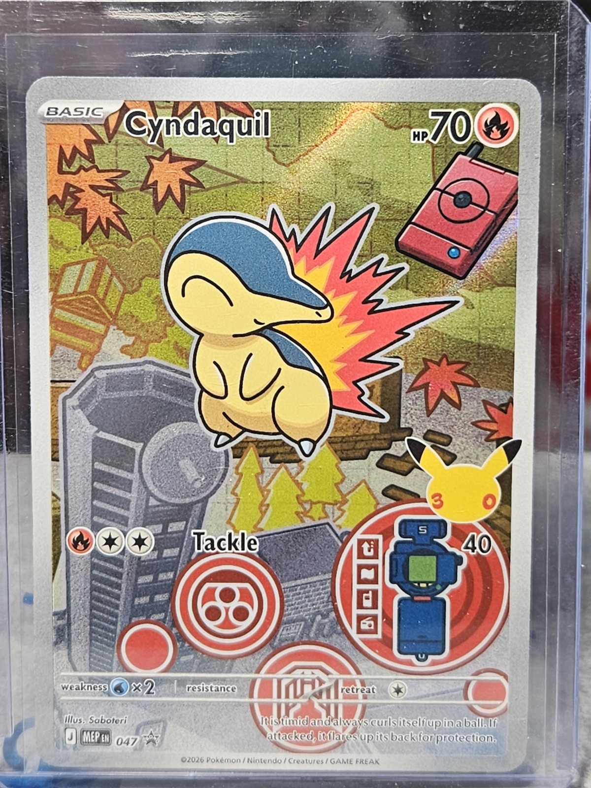 Promo Cyndaquil #047 Pokemon Card First Partner Series 2 NM-MT 2026