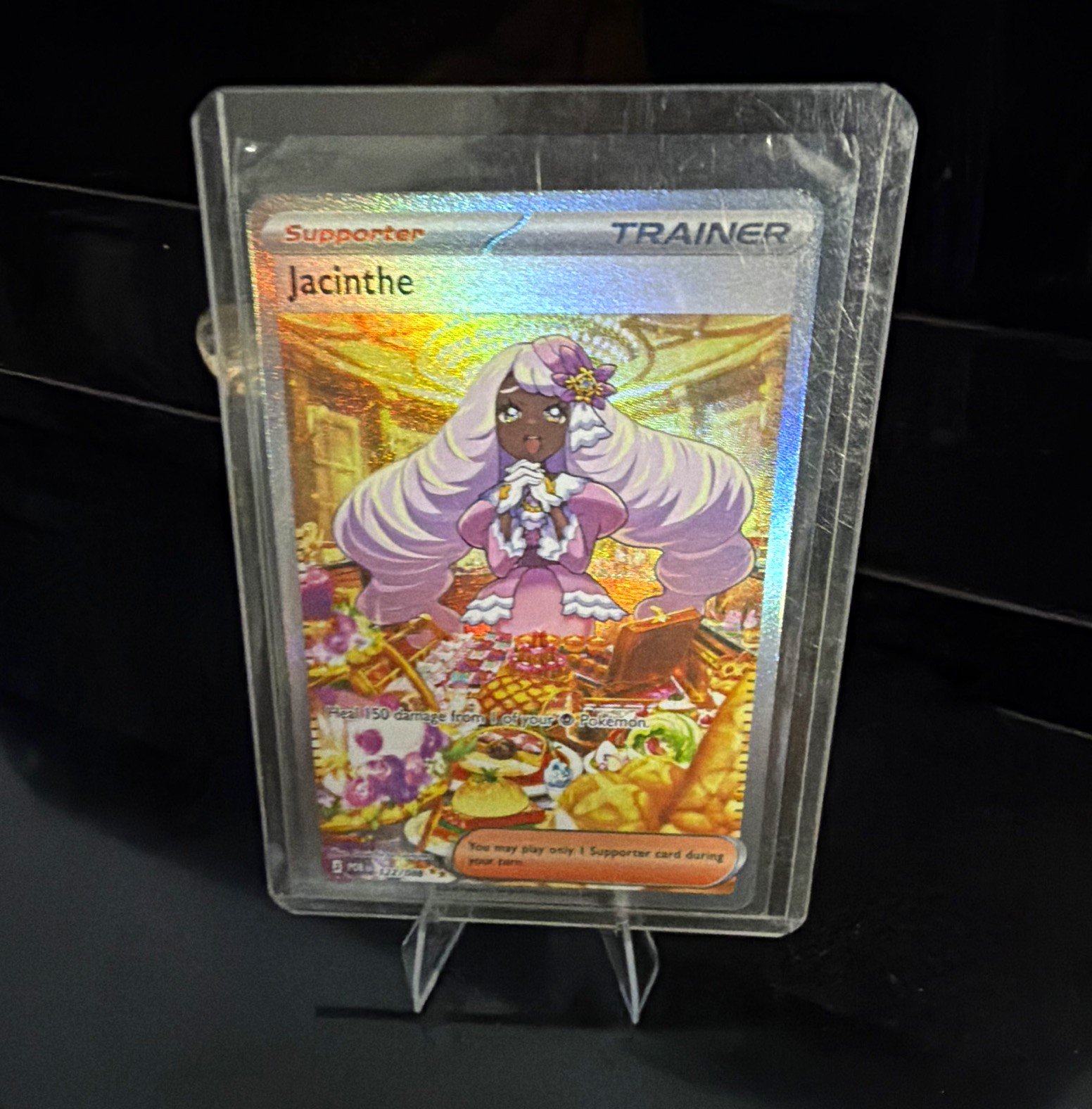 Jacinthe 184/167 Twilight Masquerade Trainer Supporter Full Art Holo UR EN 2024