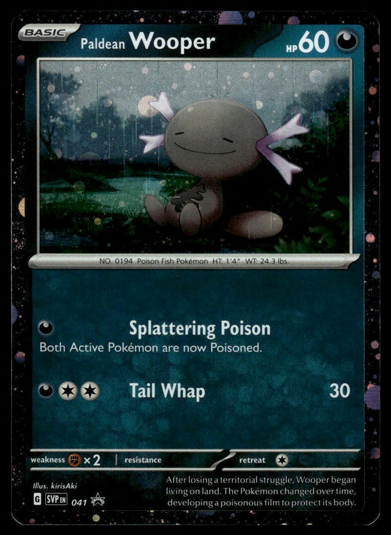 Paldean Wooper – Holo Promo SV: Scarlet & Violet Promo Cards 041 NM
