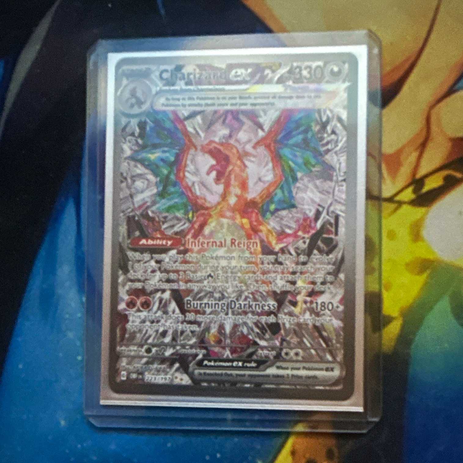 Pokemon TCG Charizard ex 223/197 SV03 Obsidian Flames Holo SIR 330 HP EN
