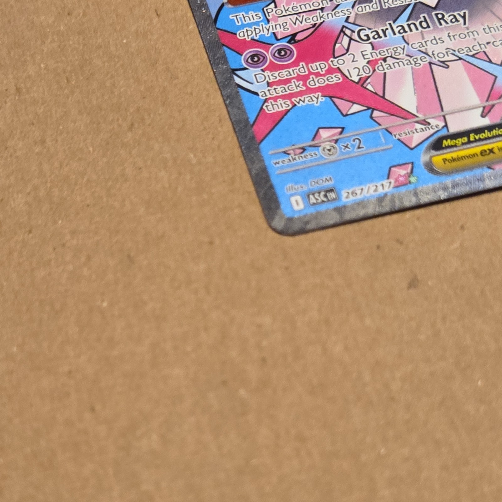 Mega Diancie (MAR) 267/217 EX Mega Attack Pokemon Ascended Heroes M/NM Gradeable