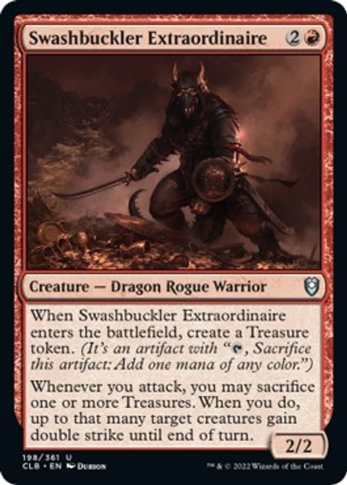 NM – Swashbuckler Extraordinaire [CLB – 198] Commander Legends: Battle for Ba…