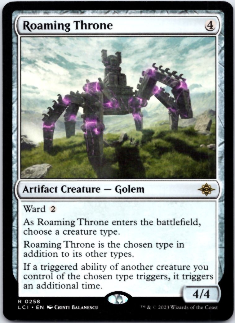 Roaming Throne The Lost Caverns of Ixalan, 258 NM