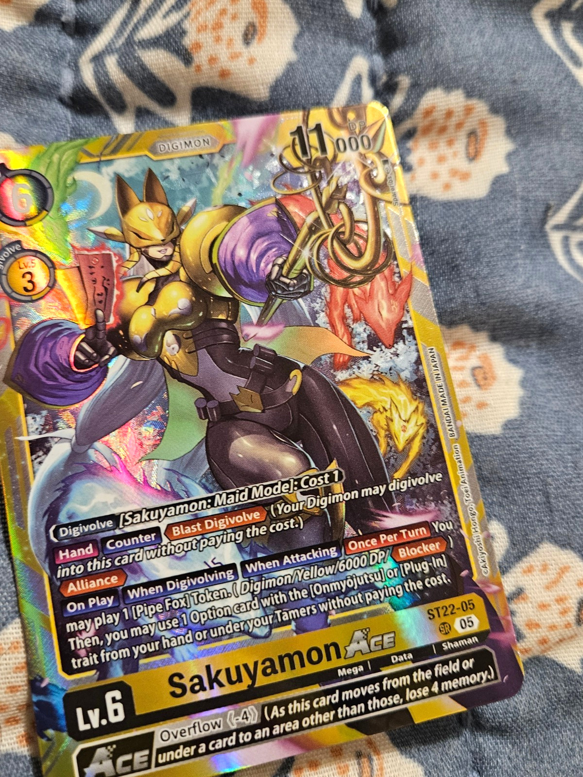 Sakuyamon ACE (Super Rare) Starter Deck 22: Amethyst Mandala – Set ST2 – Digimon