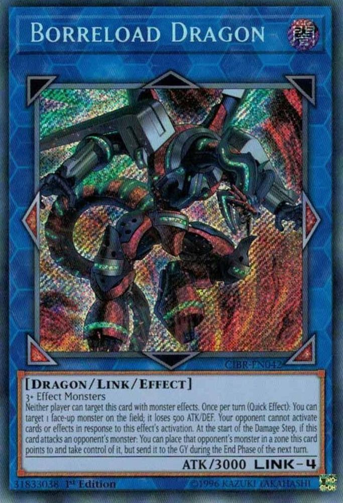 Borreload Dragon Unlimited Secret Rare Circuit Break CIBR-EN042 LP
