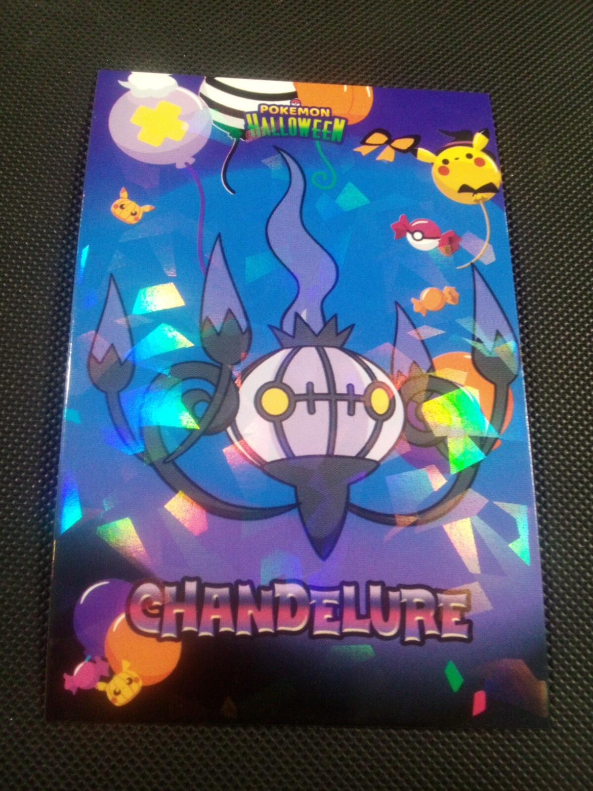 Pokemon 2024 Card Database Halloween Set Chandelure Cracked Holo Peru US Seller