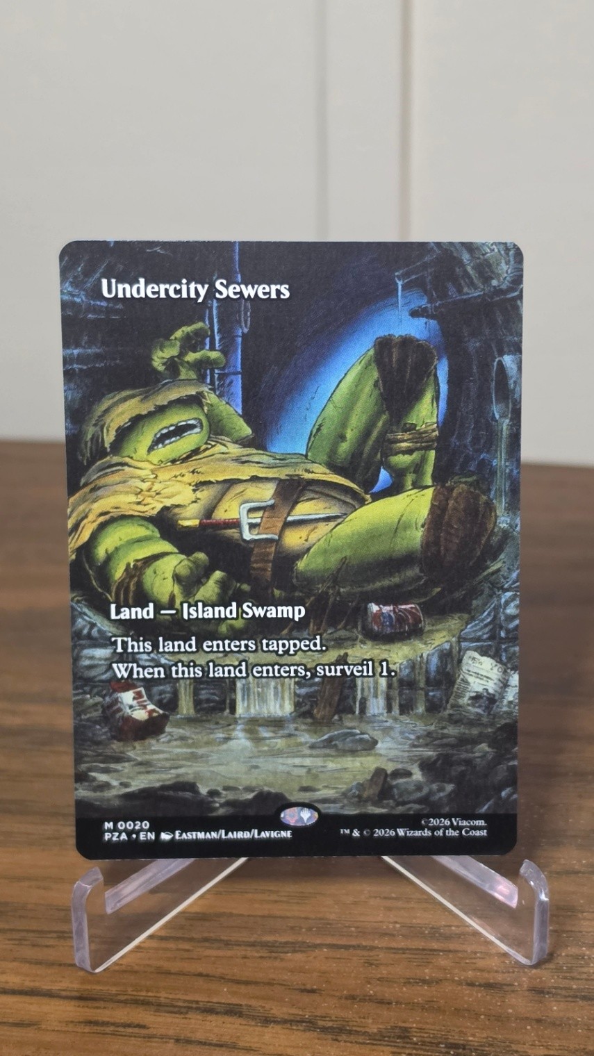 Undercity Sewers (Borderless) M Teenage Mutant Ninja Turtles PZA 20 NM