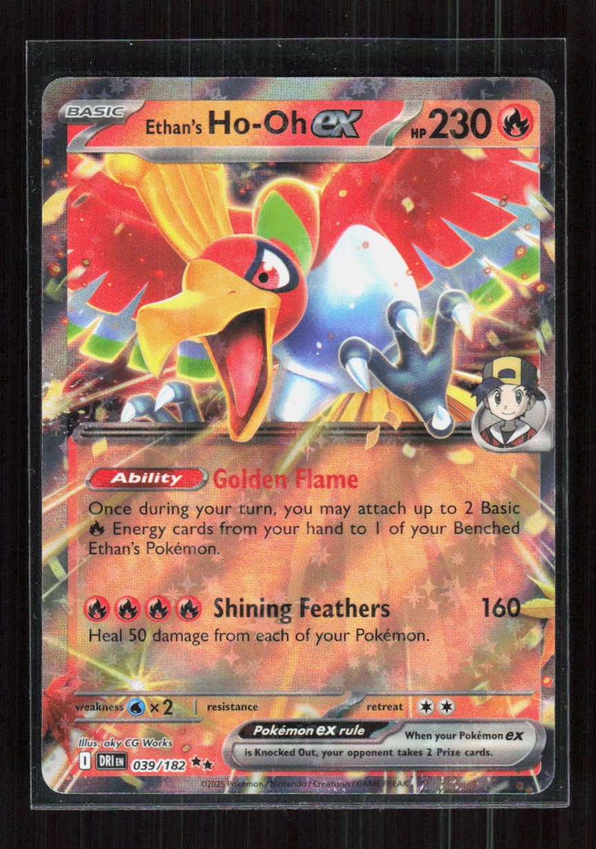 Ethan’s Ho-Oh ex Holo 039/182 SV10: Destined Rivals Double Rare NM