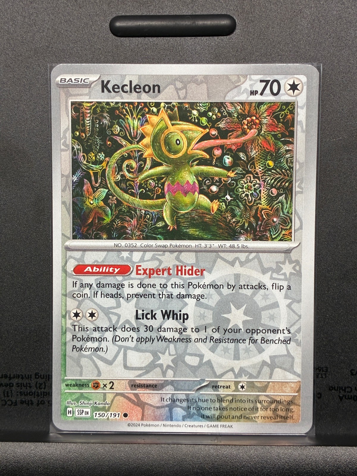 Kecleon 150/191 Common Surging Sparks Pokemon Reverse Holo Near Mint
