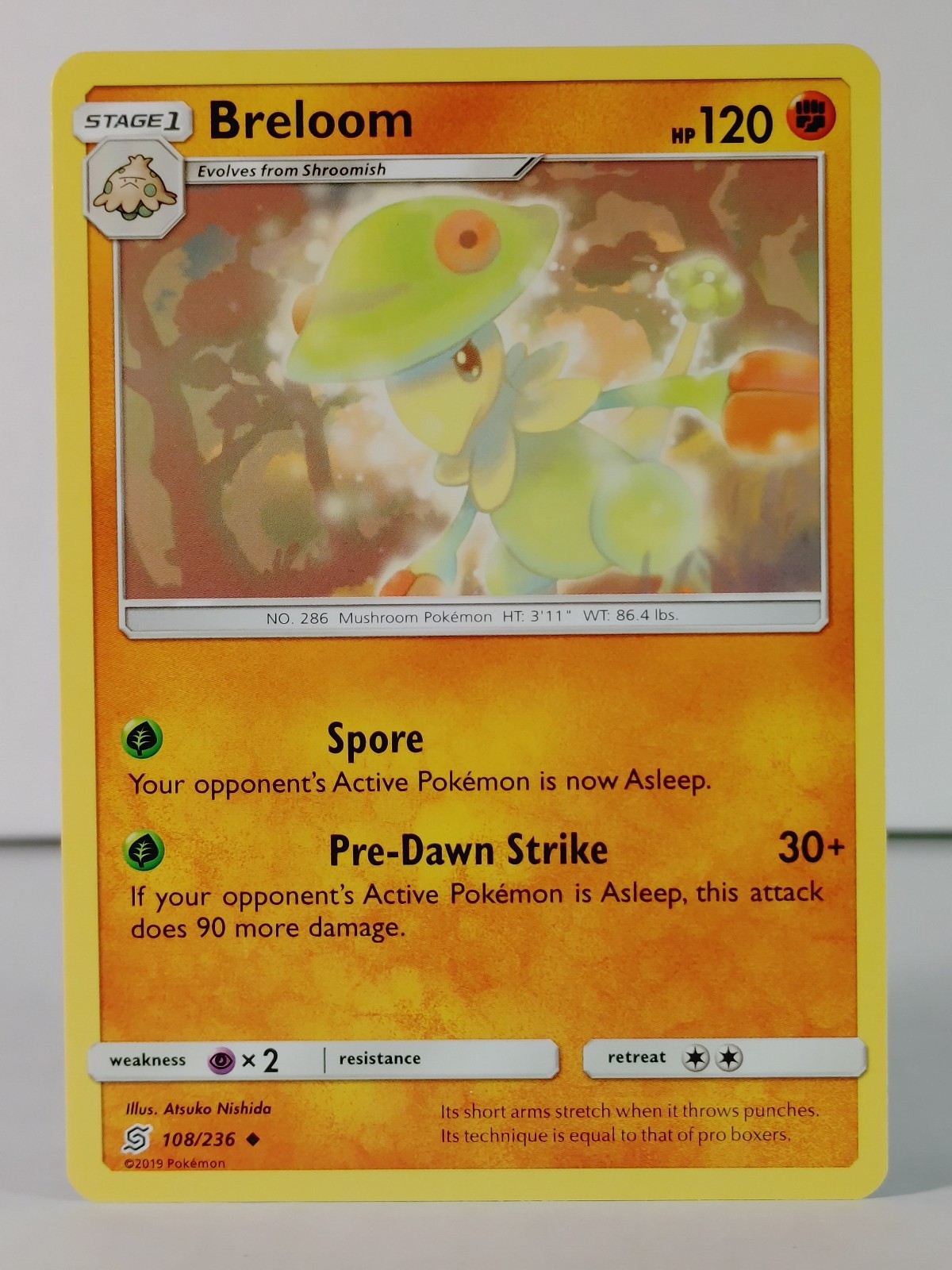 Breloom – SM Unified Minds – POKEMON – 108/236 – singles