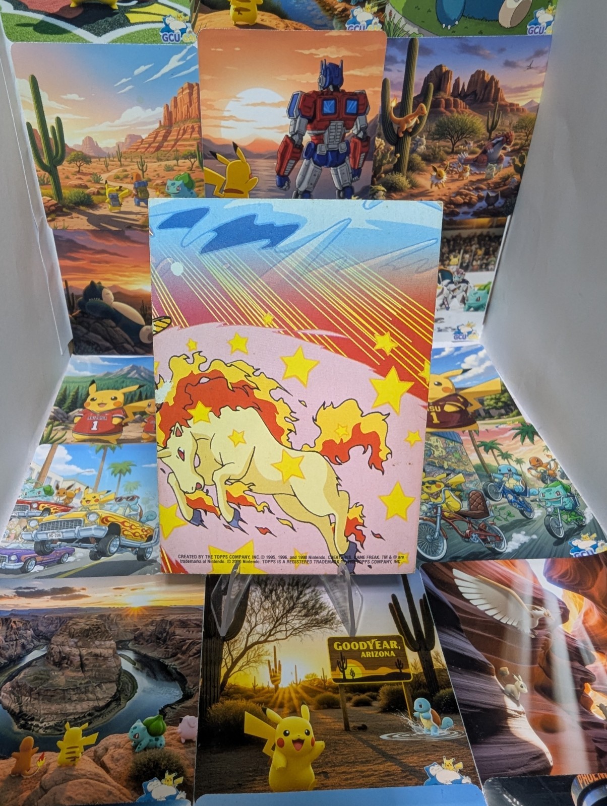 Pokemon Topps Wartortle #8 1 of 10 Sticker Puzzle Card 1999