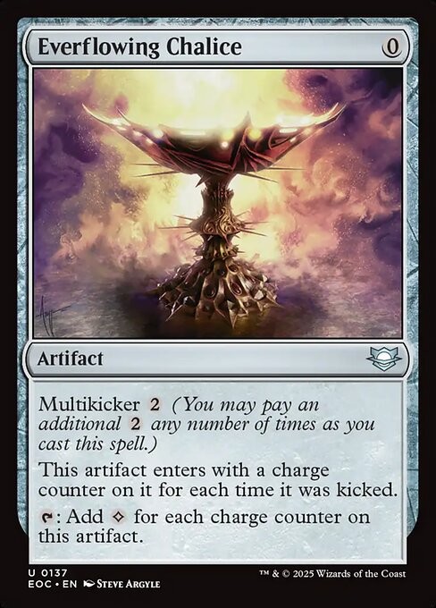 Everflowing Chalice 137 U Commander: Edge of Eternities NM/M